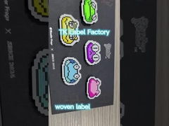 ملصقات ملابس منسوجة حسب الطلب بقع مطرزة من القماش قابلة للغسل