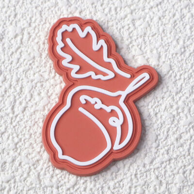 Eco-Friendly Silicone Rubber Patch Washable Custom Shape Label for Sportswear