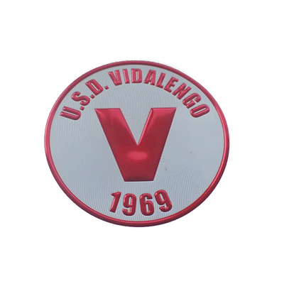اسم العلامة التجارية Logo Embossed 3D TPU Patch For Football Club Clothes