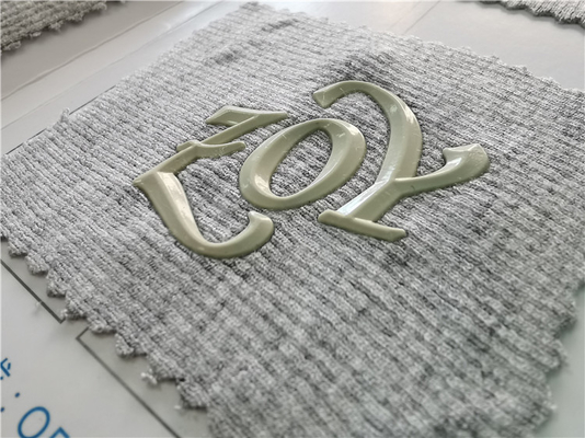 قابل للغسل شارة 3D علامات نقل الحرارة تسميات مادة السيليكون