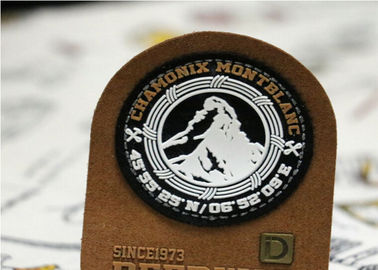 High End 3d Custom Clothing Patches PVC /  Rubber /  Silicone Labels For Clothing