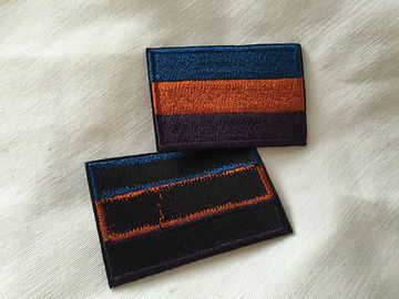 Eco - Friendly Custom Embroidered Patches For Dresses Any Shape Avaliable
