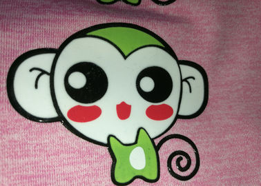 Promotional Silicon Raised Heat Transfer Clothing Labels Custom Iron On Stickers
