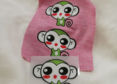 Promotional Silicon Raised Heat Transfer Clothing Labels Custom Iron On Stickers
