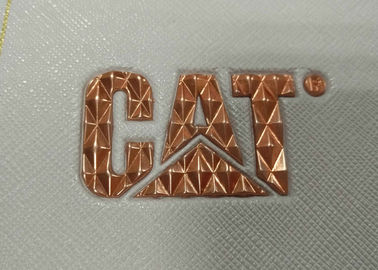 Promotional Silver Tpu Logo Raised Custom Pvc Patches No Minimum