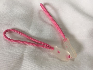 Muiti Colored Rubber Zipper Puller With Cord Any Logo Printable