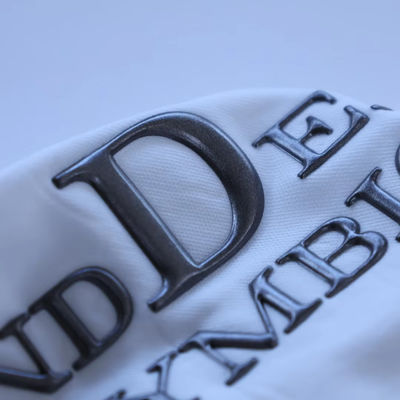 حروف تصميم مخصصة عالية التردد علامة تجارية مميزة 3D TPU شعار نقل الحرارة الحديد على ملصقات الملابس