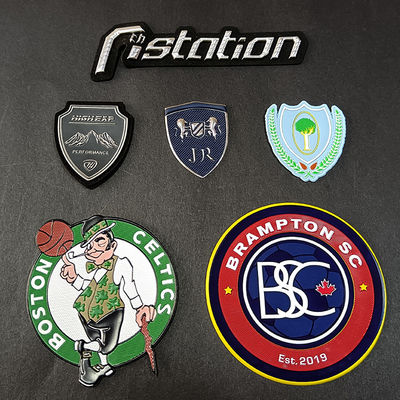 Custom Clothing Patches and TPU Badges with LED Flashing Magnetic and Nickel-Free Features