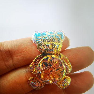 Magic Color 3D Bear Shape TPU Patch Custom Clothing Patch for Garment Shoes and Bags