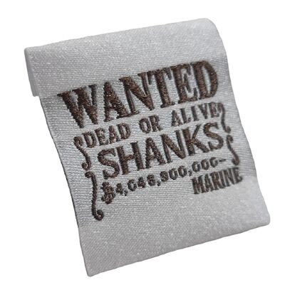 المنتجات المعدنية OEM ODM عالية الجودة الملصقات المنسوجة الملصقات الرقبة الملصقات للملابس العلامة التجارية اللوحة المنسوجة