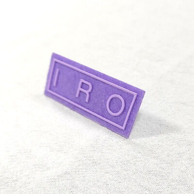 ملصق مطبوع من السيليكون - رقعة سيليكون بشعار مخصص لتزيين الملابس