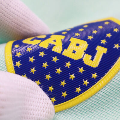 ملصقات نقل حراري ثلاثية الأبعاد من مادة TPU مخصصة بثلاثة ألوان قابلة للغسل ومتينة للملابس