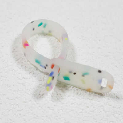 أربطة كابلات سيليكون بتقنية Tie-Dye - منظمات حبال مرنة قابلة لإعادة الاستخدام للحقائب والاستخدام اليومي