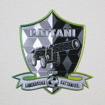 Pattani FC Football Club TPU Heat Transfer Badge Custom Team Emblem Apparel Label