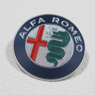 Custom 3D TPU Voltage Car Emblem - Alfa Romeo Logo Heat Transfer Badge for Auto Interiors