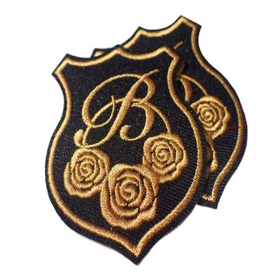 رقع مطرزة صديقة للبيئة مخصصة بألوان وتأثيرات مختلفة مع لاصق صهر ساخن على الظهر