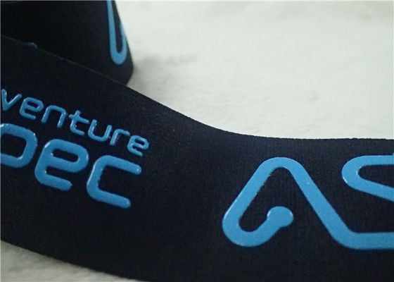 لامعة شاشة الطباعة تسمية الجاكار مطاطا باند رول مميزة للزينة