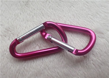 هدايا شخصية صغيرة الترويجية Carabiner ألوان متعددة D - على شكل مشبك معدني حامل مفتاح الجبال