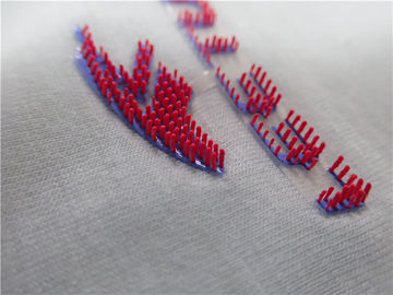 فرشاة النقاط سيليكون 3D شعار نقل الحرارة تسميات الملابس عالية - مطاطا