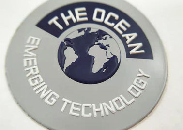 جولة المطاط التصحيح تبو مخصصة تنقش 3D الحديد على الساخن نقل الحرارة تذوب لاصق