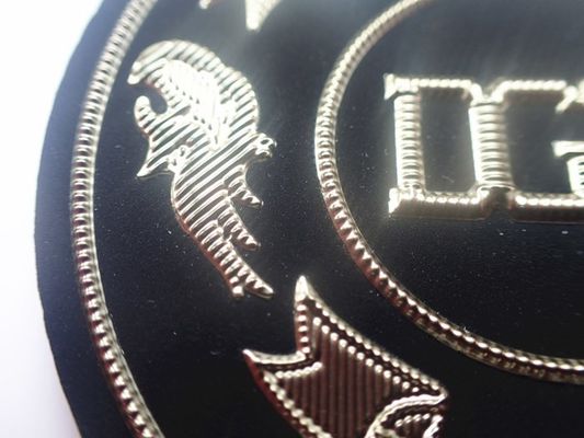 بقع TPU عالية التردد بطلاء فضي للزي الرسمي
