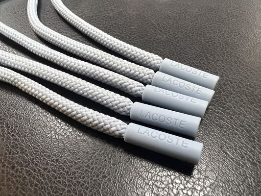 سحاب سيليكون - أطراف الرباط للملابس والإكسسوارات (رمادي، 5 قطع)