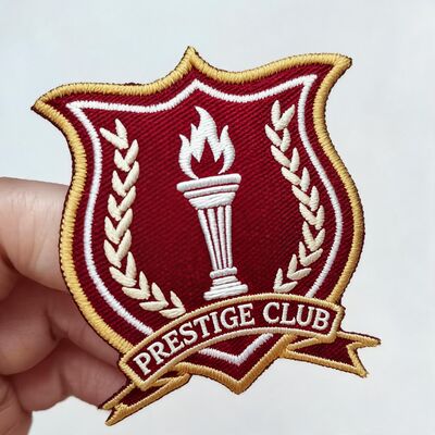 بقع مطرزة مخصصة نقل الحرارة مصممة لغسل دائم مع خيارات ألوان متعددة لملابس التزلج والزي الرسمي